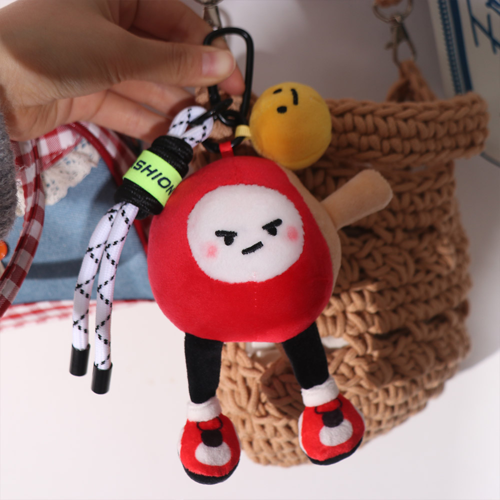 Table Tennis Keychain - かわいいPPコットン製卓球コレクション。快適な卓球ペンダント。吊り下げ式の漫画風スポーツキーホルダー。男の子にも女の子にも。