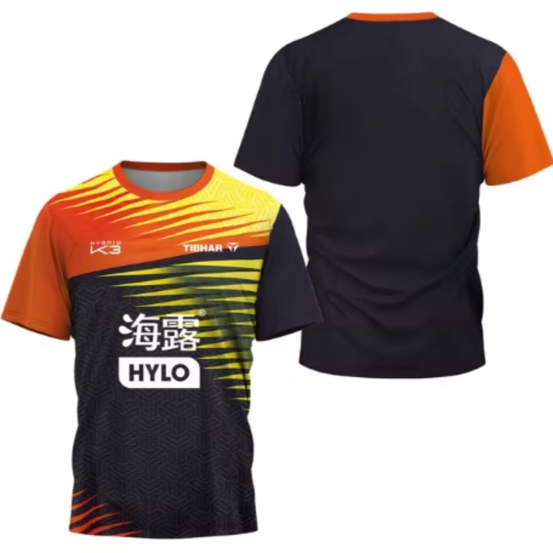 Table Tennis Shorts - メンズ卓球Tシャツ,半袖,通気性,速乾性,三角形の断片,バドミントン,テニス,夏,新品,2022
