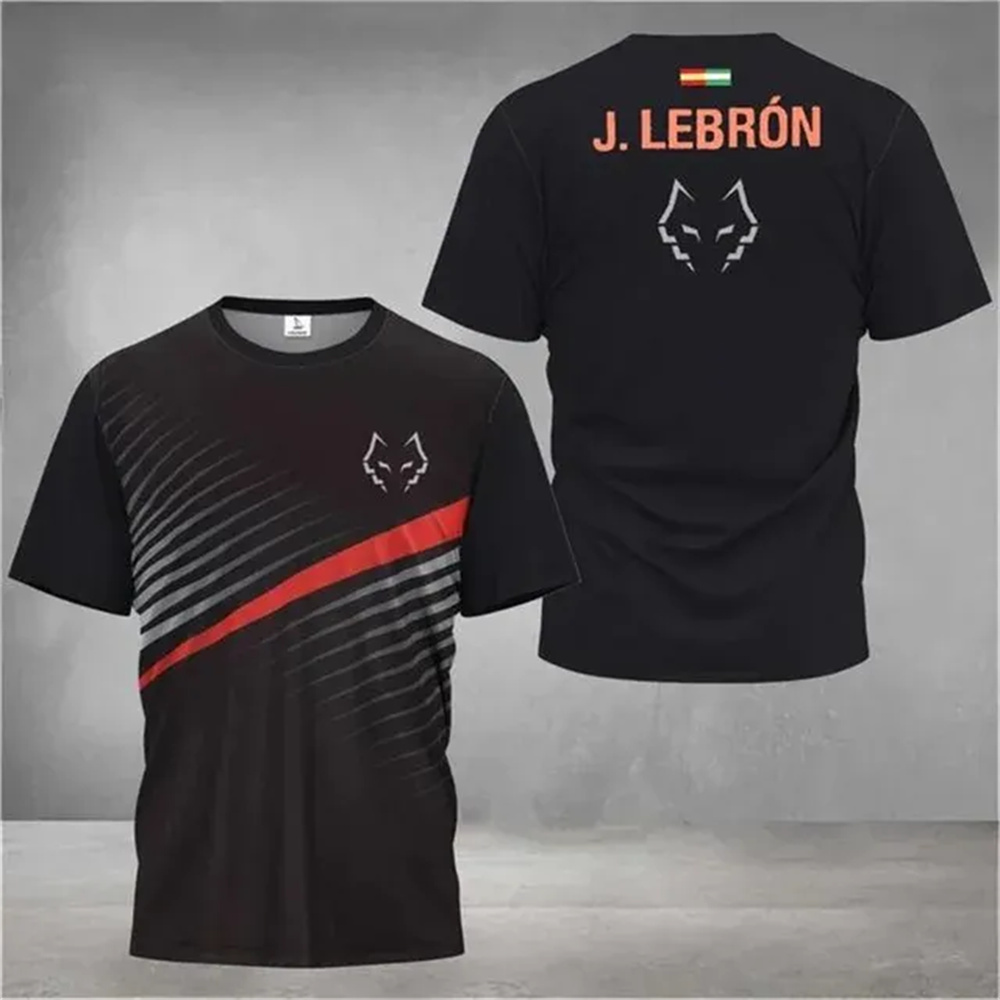 Table Tennis Shorts - 夏の新メンズバドミントンと卓球グラデーションストライププリント通気性ラウンドネック Tシャツアウトドアカジュアルスポーツトップ