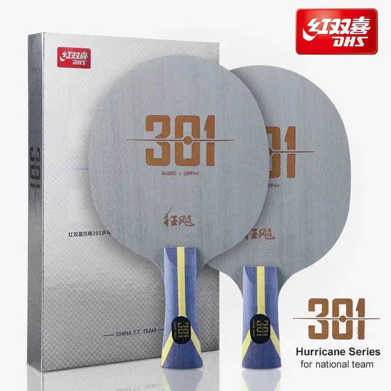 DHS ハリケーン301 H301 テーブルテニスブレード  - Table Tennis Usa Team のレビューと価格