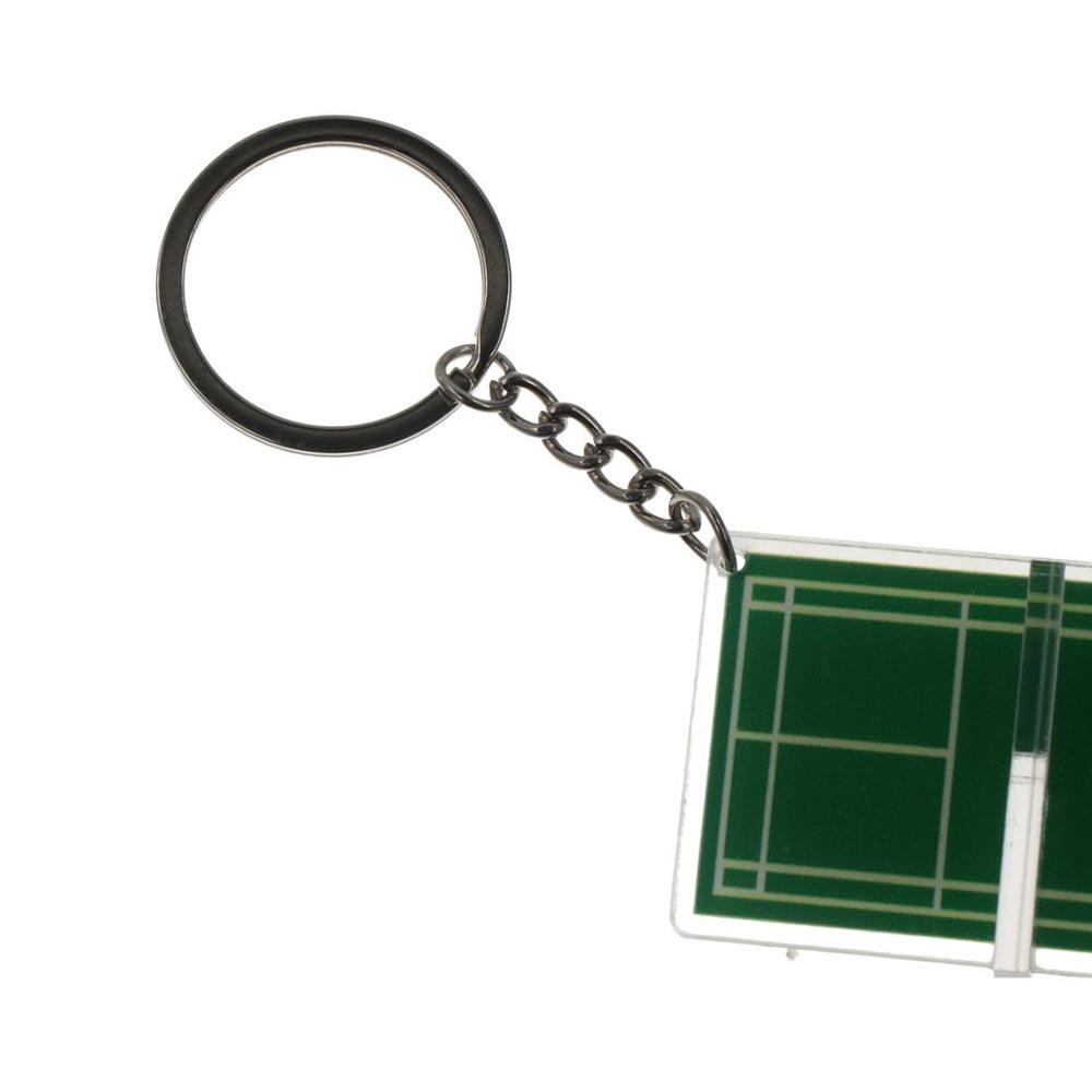 アクリルバドミントンキーホルダー ミニ両面バドミントン場キー - Table Tennis Keychain のレビューと価格