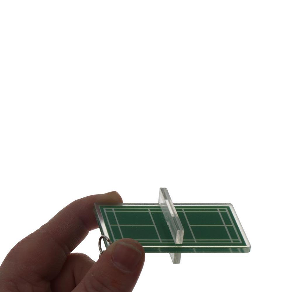 アクリルバドミントンキーホルダー ミニ両面バドミントン場キー - Table Tennis Keychain のレビューと価格