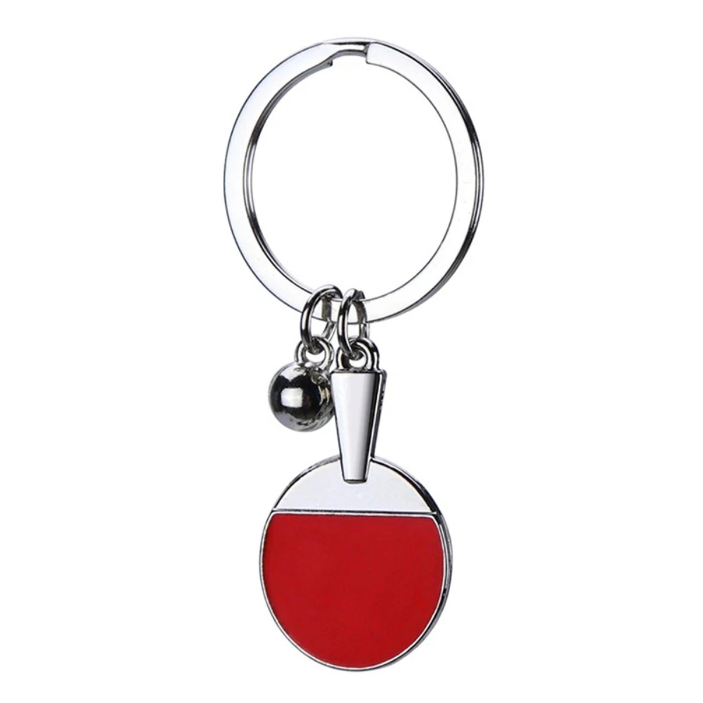 ミニピンポンバットボールキーホルダー 亜鉛合金製ジュエリーギ - Table Tennis Keychain のレビューと価格