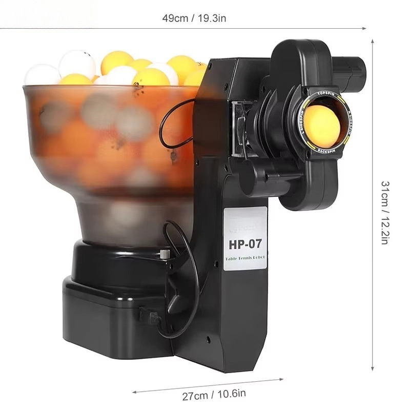 多方向回転機能を備えたピンポンロボット。卓球用自動ボール供給 - Table Tennis Machine のレビューと価格