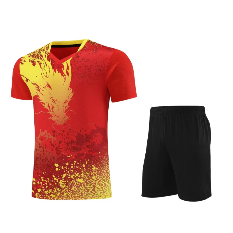 2025年夏 メンズ レディース 中国龍プリント バドミント - Table Tennis Shorts のレビューと価格