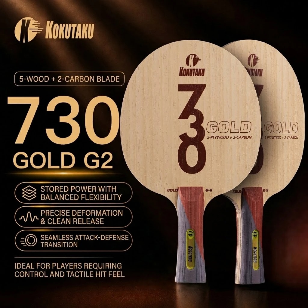 コクタク卓球ブレードFL 730 G1 5層木材/G2 5層 - Table Tennis Machine のレビューと価格