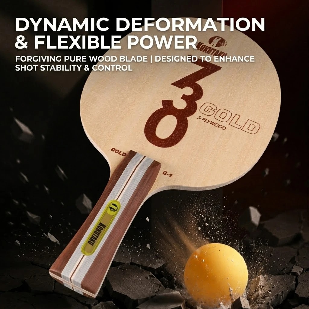 コクタク卓球ブレードFL 730 G1 5層木材/G2 5層 - Table Tennis Machine のレビューと価格