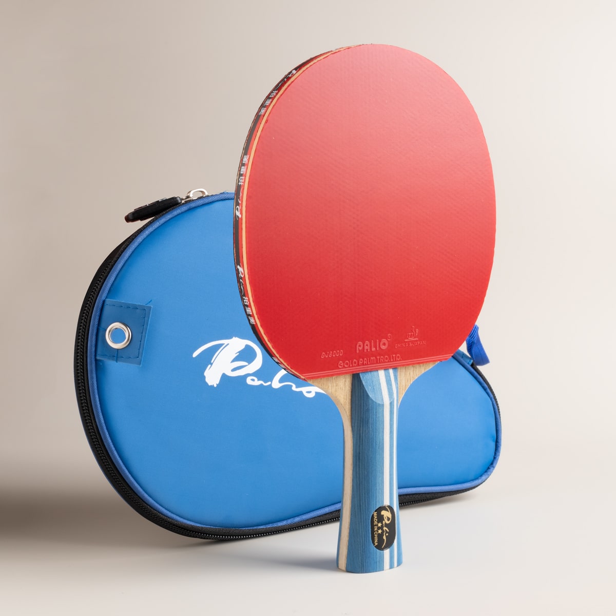 オリジナルパリオ 2 スター卓球ラケット CJ8000 ゴム - Table Tennis Spin のレビューと価格