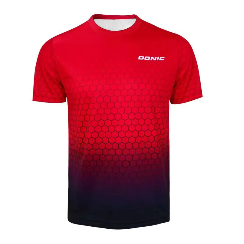 メンズ新作卓球Tシャツ、3Dプリント入り、夏用通気性バドミン - Table Tennis Shorts のレビューと価格