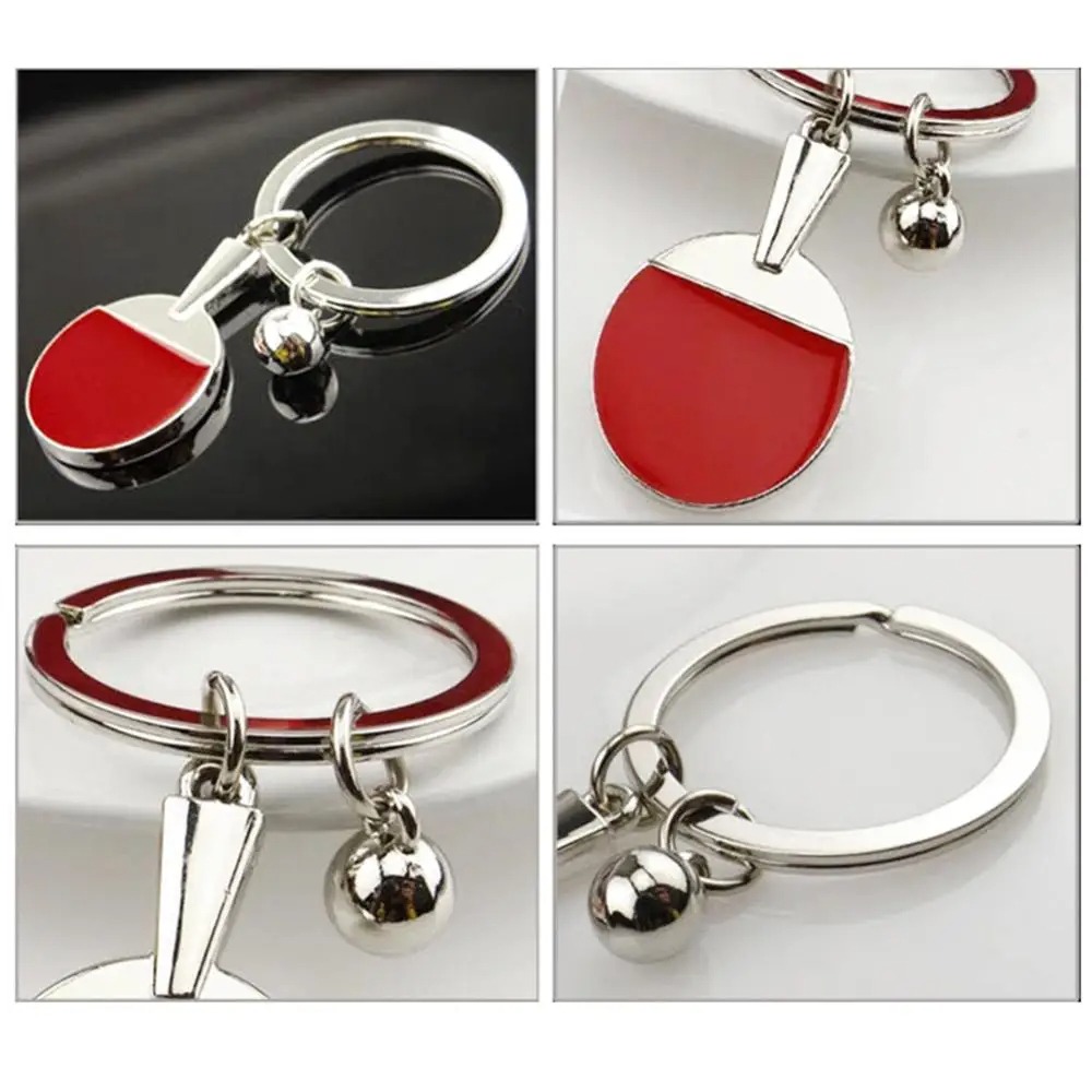 ミニ卓球ラケットボールキーチェーン、キーホルダー、アクセサリ - Table Tennis Keychain のレビューと価格